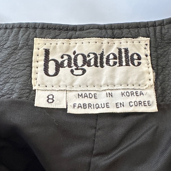 BAGATELLE | Vintage Black Authentic Leather Pants - Picture 5 of 16